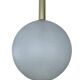 Large vintage glass ball pendant light, 60s