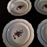 Series of six flat plates in Gien parmoence model Parma