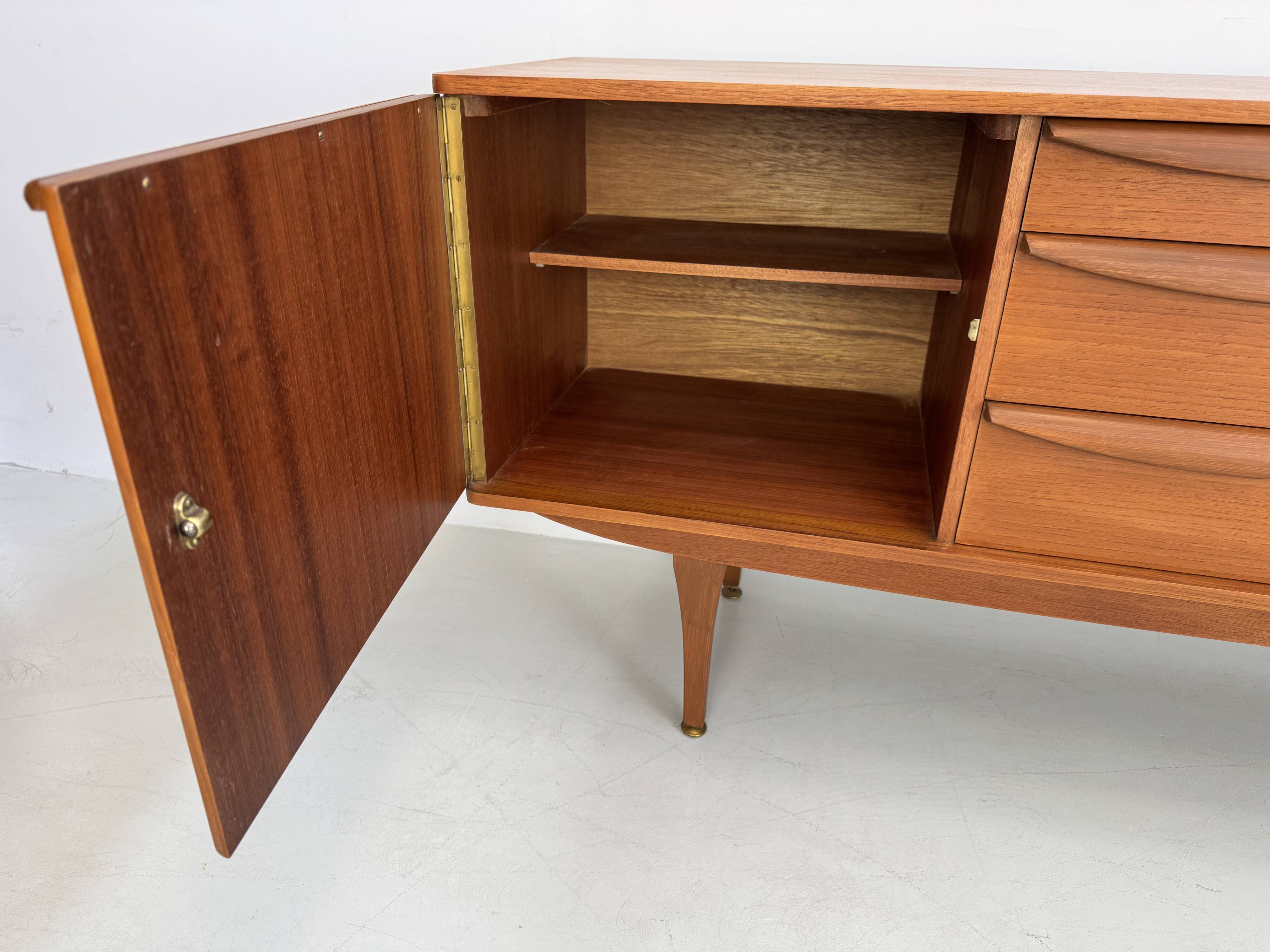 Beautiful and unique Stonehill sideboard from the 1960s made of teak.