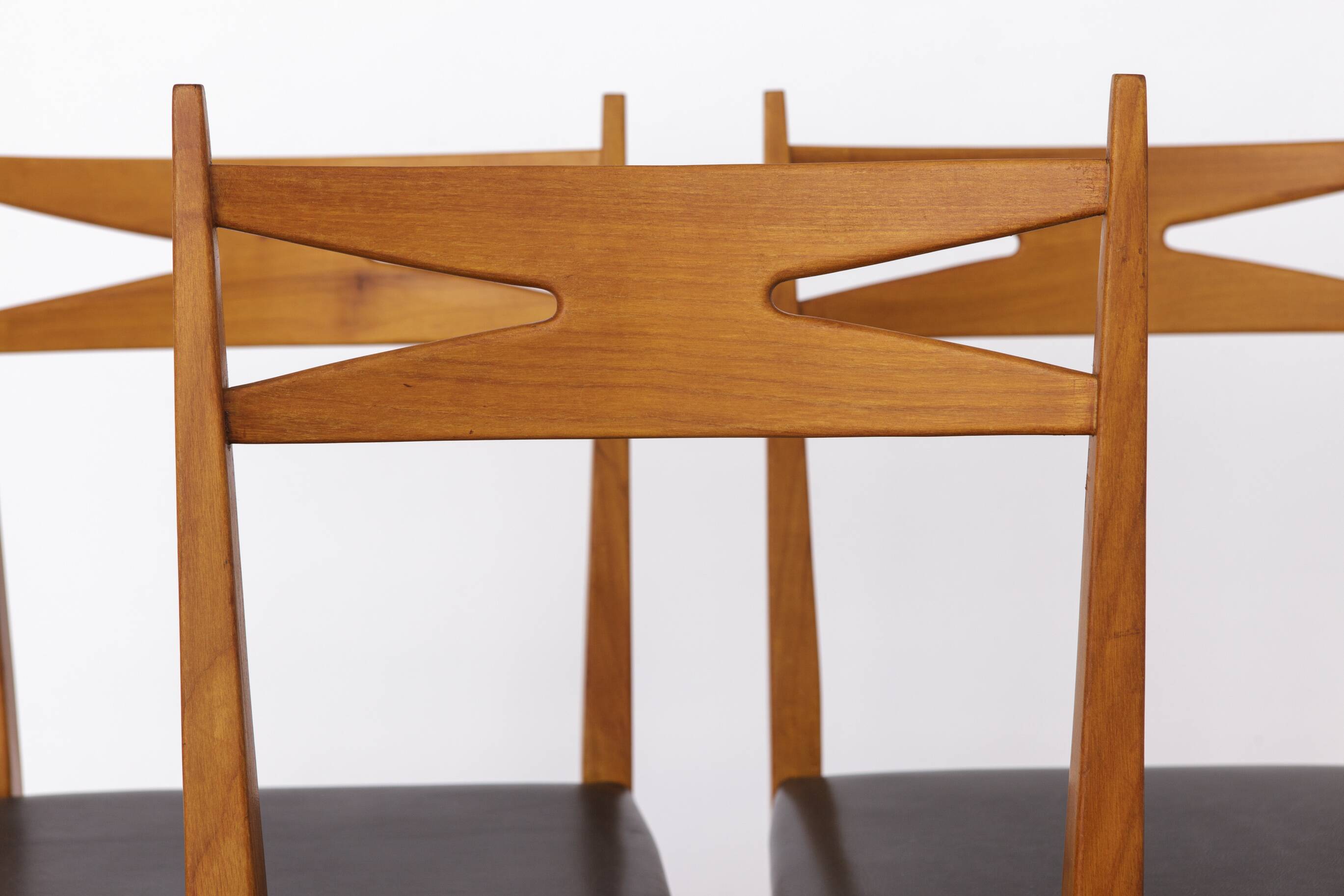 3 Vintage Dining Chairs 1970s - German Design