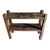 Country wooden shelf