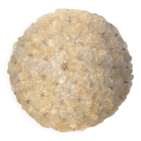 Murano Gold Ceiling Light Flower by Seguso for Venini, Italy, 1960s