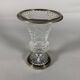 Baluster Vase in Cut Crystal and Silvered Bronze, Charles X Period