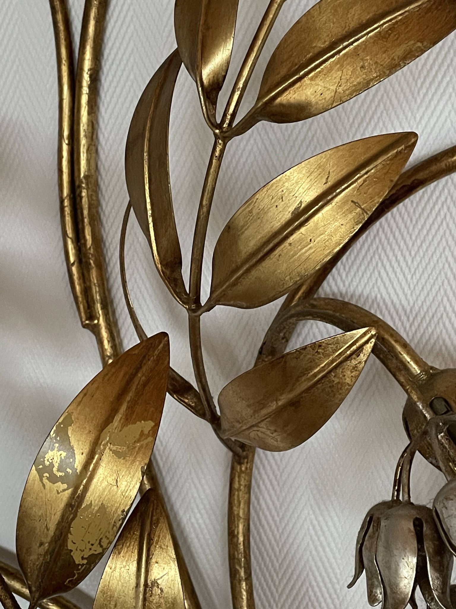 Pioggia D'Oro Wall Lamp in Gold Metal by Hans Kögl, Italy, 1970s