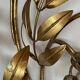 Pioggia D'Oro Wall Lamp in Gold Metal by Hans Kögl, Italy, 1970s