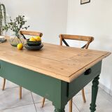 Old farmhouse table