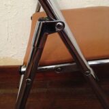 Set of 5 folding chairs 1970 Souvignet