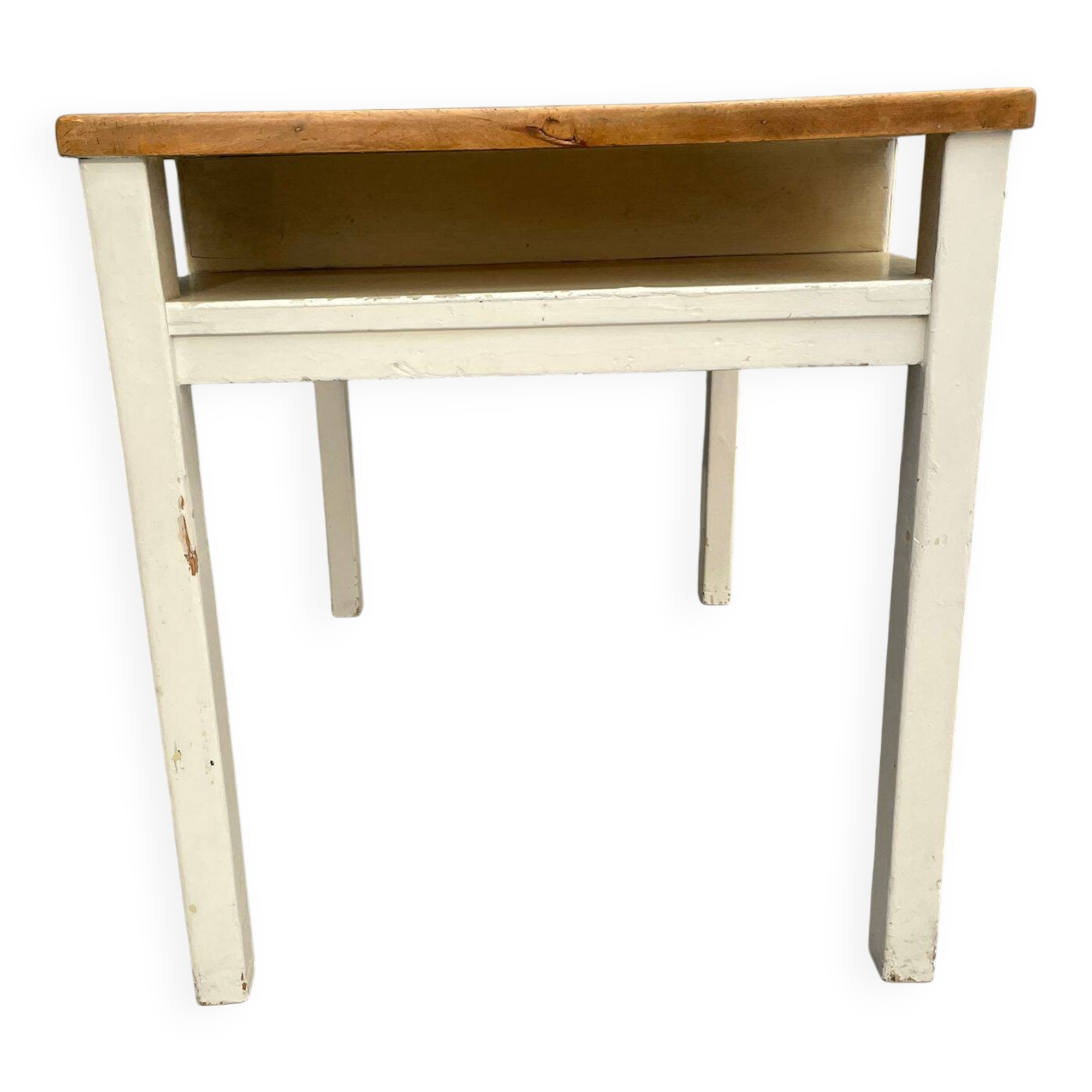 Vintage Writing Desk with Drawer, Czechoslovakia, ca. 1950s–60s