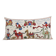 Vintage embroidered cushion cover 46x89 cm