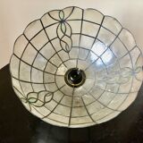 Art Nouveau mother-of-pearl pendant lamp