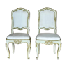 Paire de chaises vénitiennes XVIIIè
