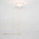 White plexi floor light by Harco Loor, The Netherlands