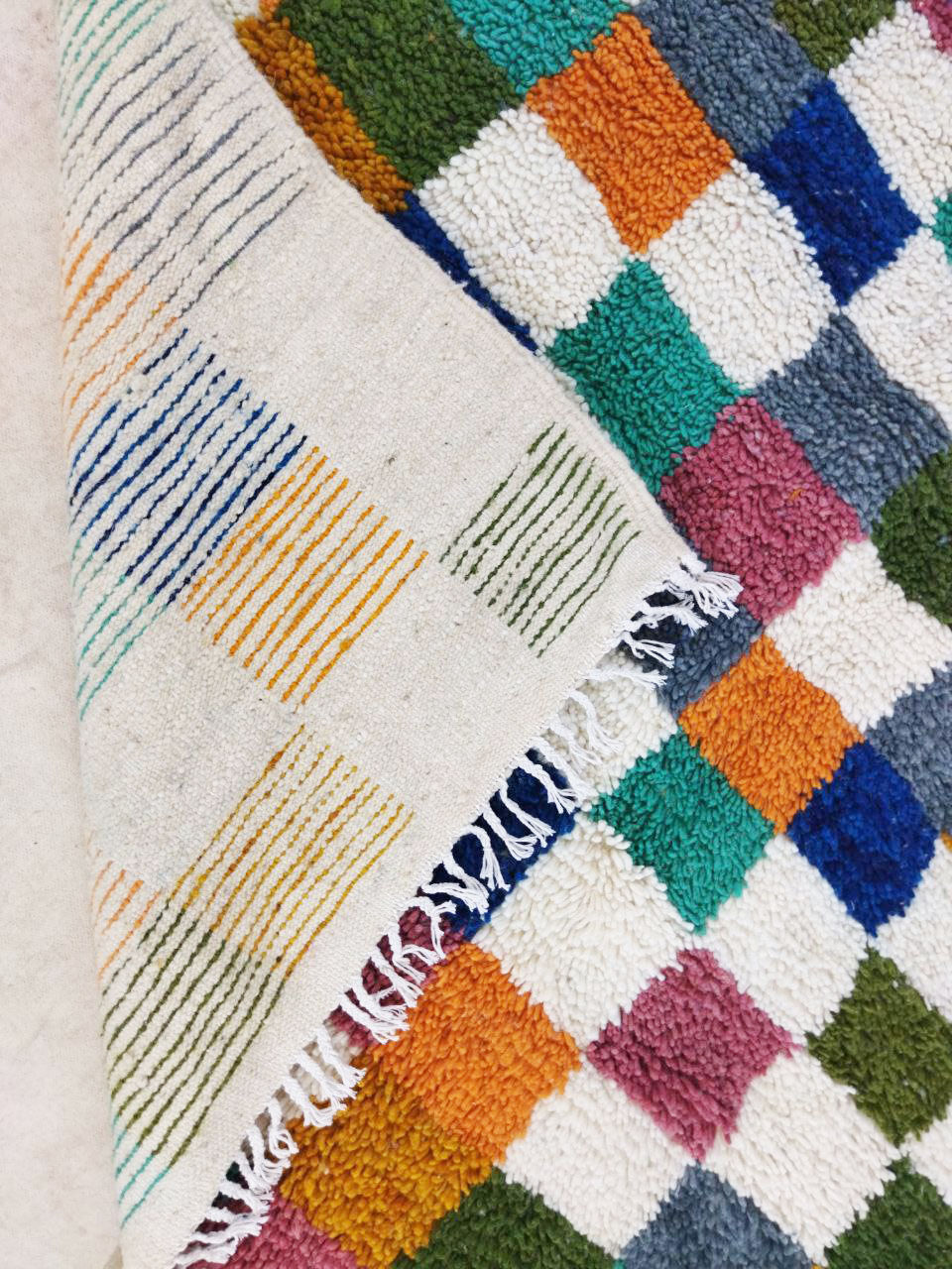 Moroccan Berber Carpet 213x163cm