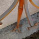 Former coat holder on foot 5 patères