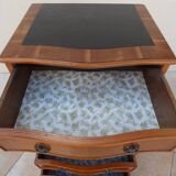 Louis XVI style chest of drawers in wood and cherry veneer