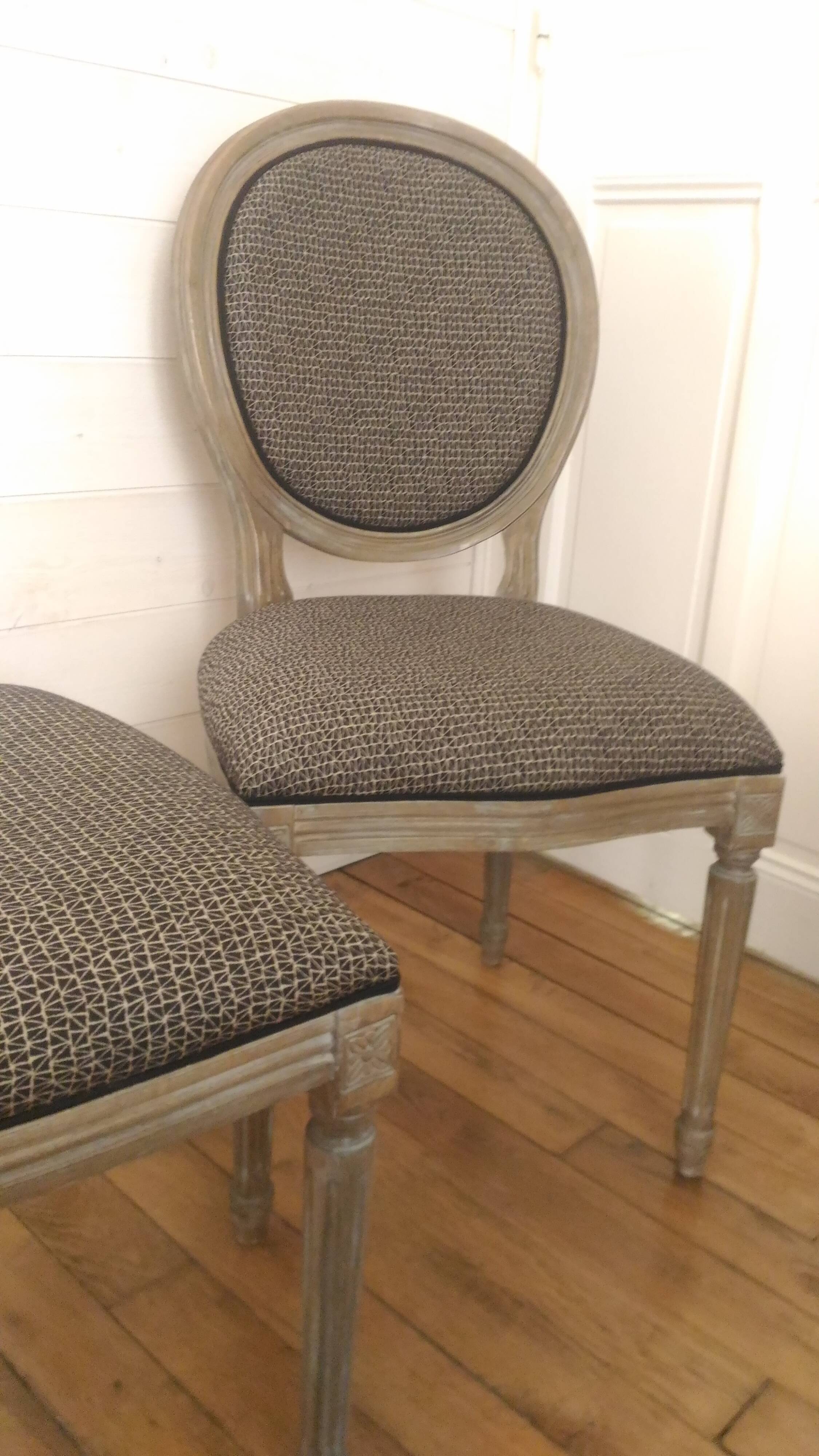 Pair of medallion chairs