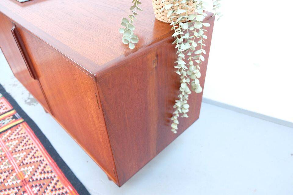 Vintage retro 1960s ASKO commode in teak, mid-century style.