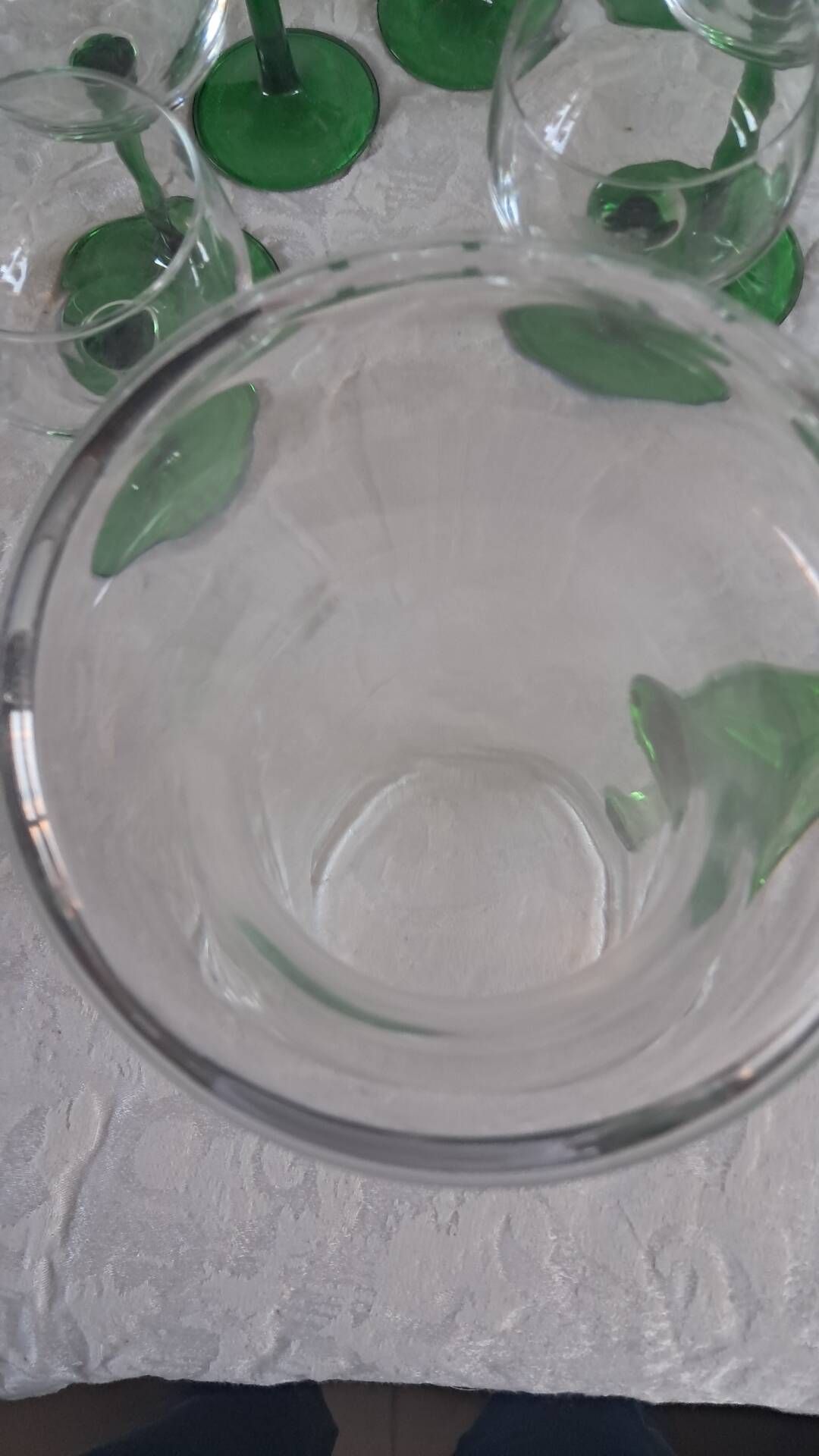 Carafe et 12 verres Service vin d'Alsace