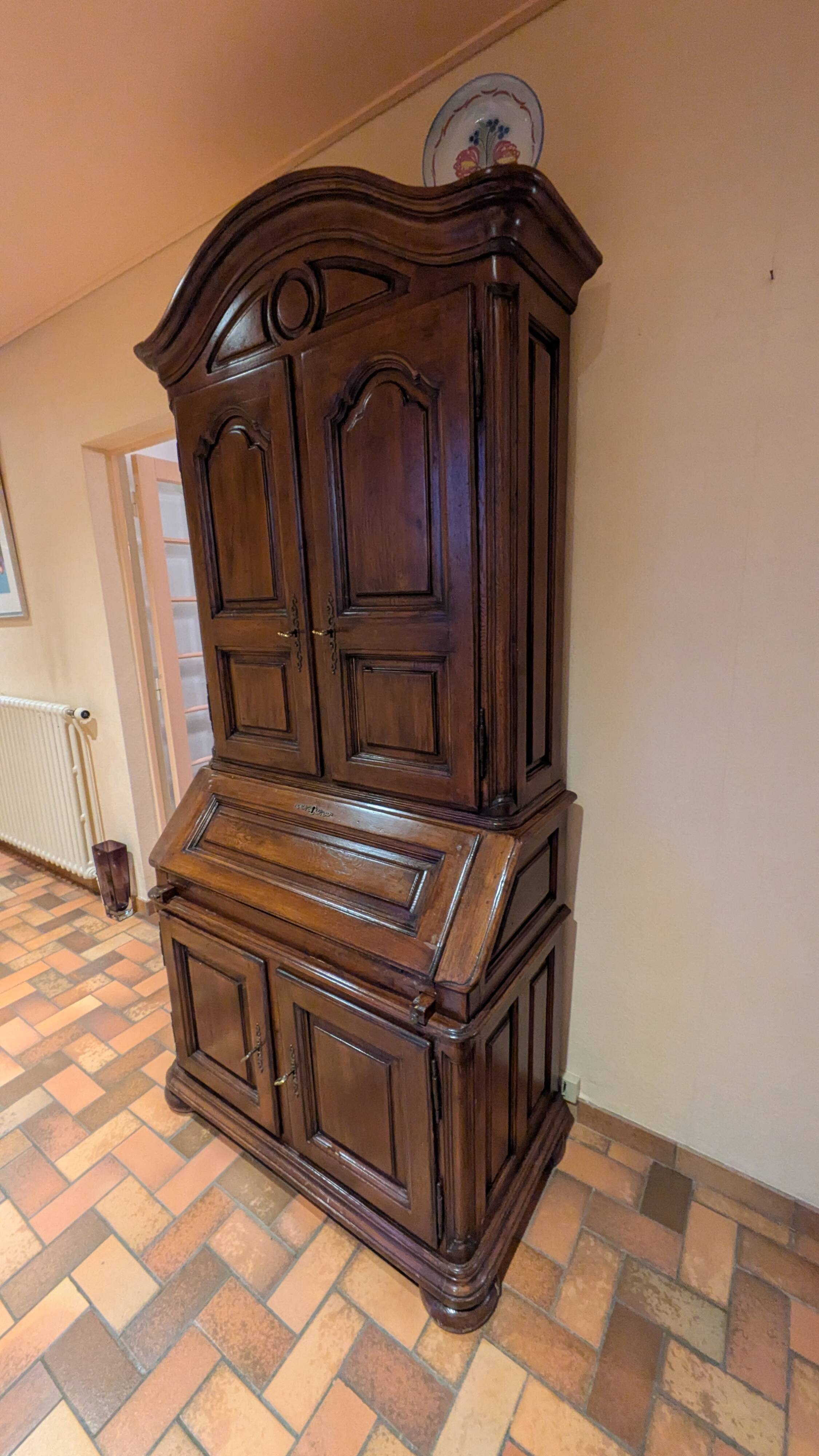 Spanish secretary in solid oak