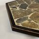 Large Brutalist Coffee Table in Oak and Stone Mosaic, 1960s