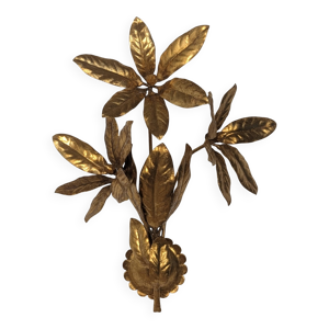 Applique feuilles dorées