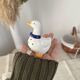 Vintage porcelain salt and pepper shaker in the shape of cottage core geese