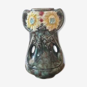 Vase barbotine Art Nouveau