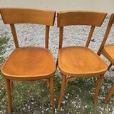 Set of four vintage bistro chairs