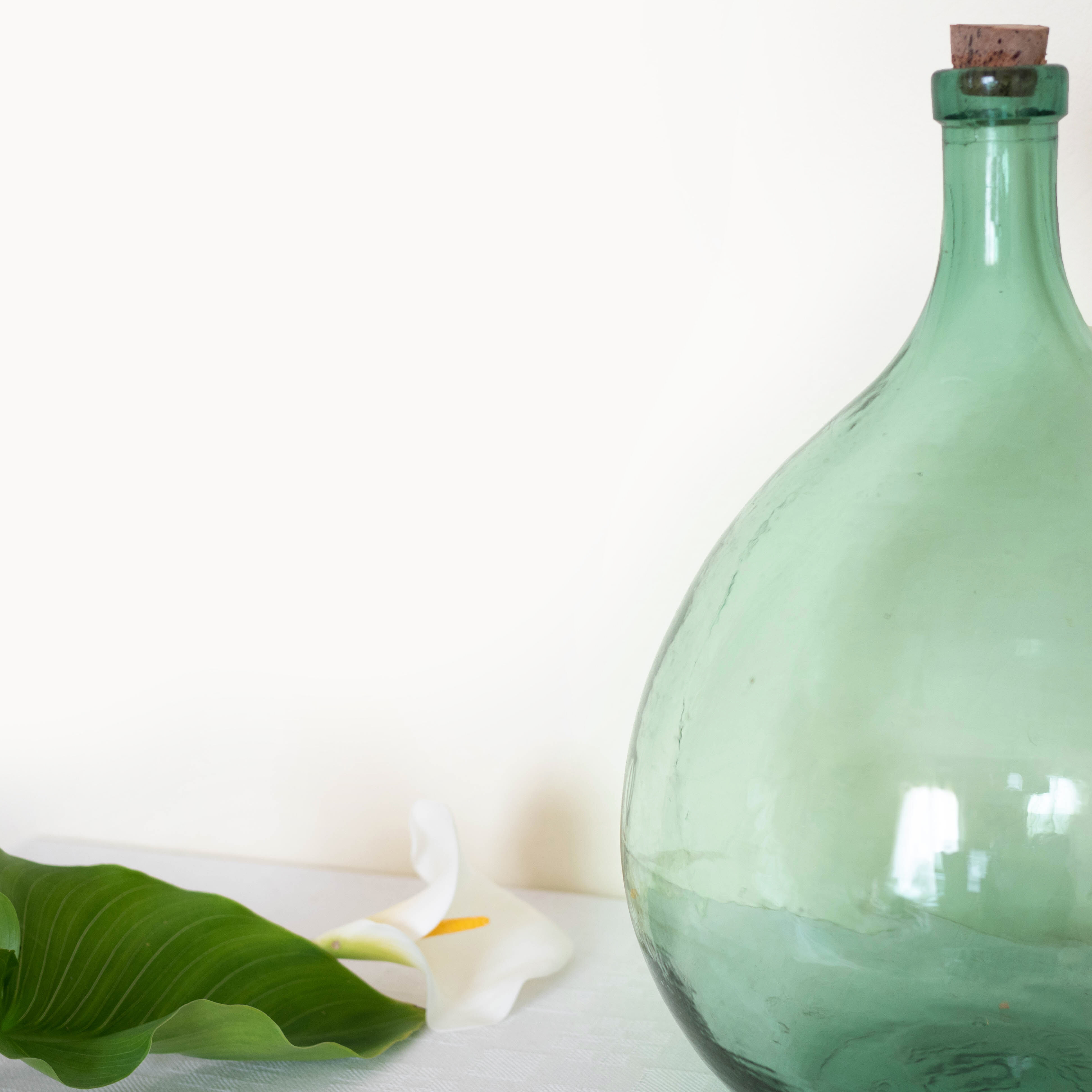 Dame jeanne 10,5 L bleu vert
