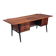 Bureau exécutif scandinave en palissandre avec bar, Danemark 1960