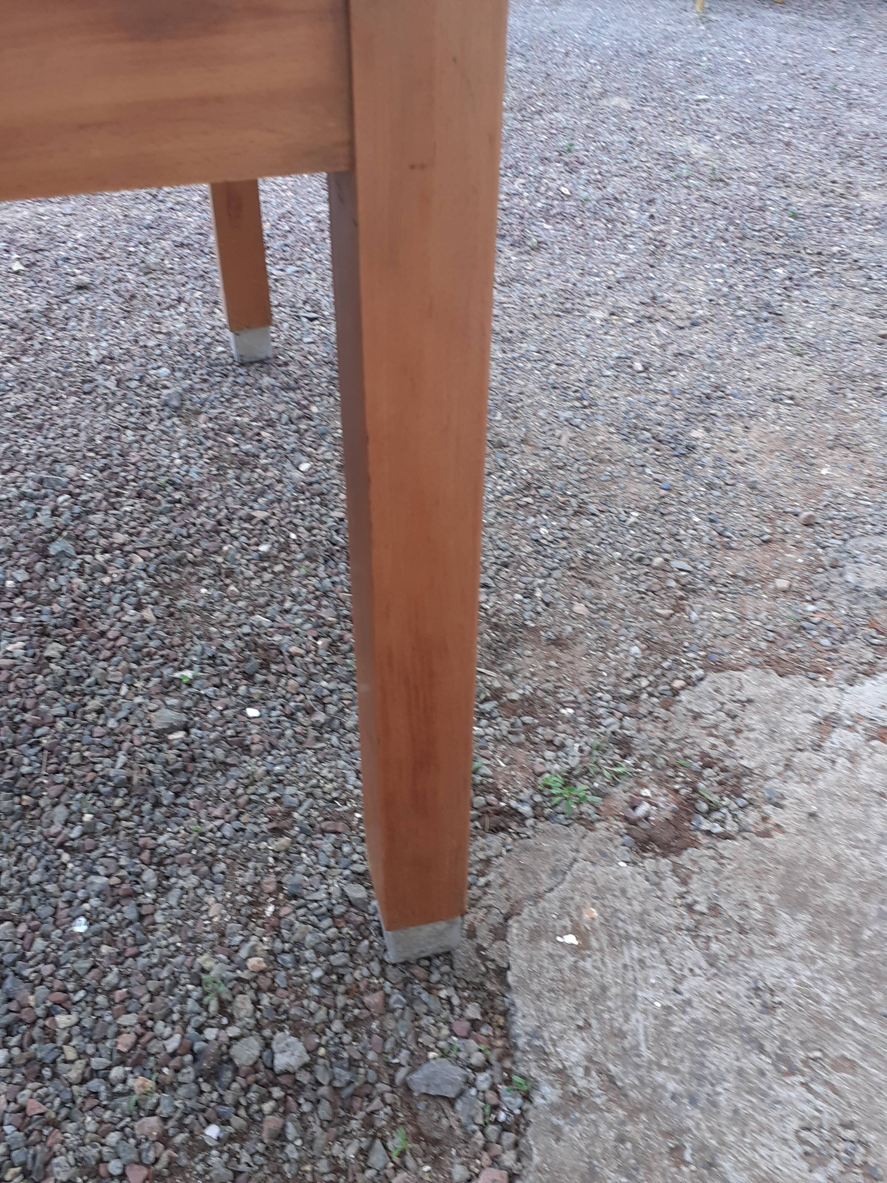 Vintage wooden formica kitchen table