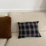 Coussin carreaux