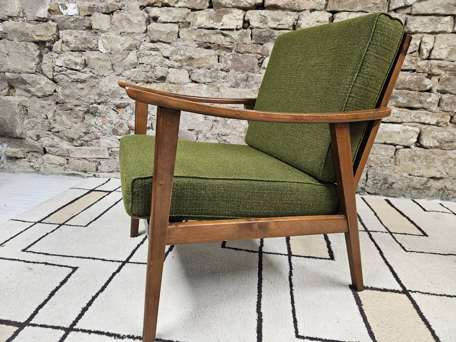 Fauteuil scandinave vintage 1960"