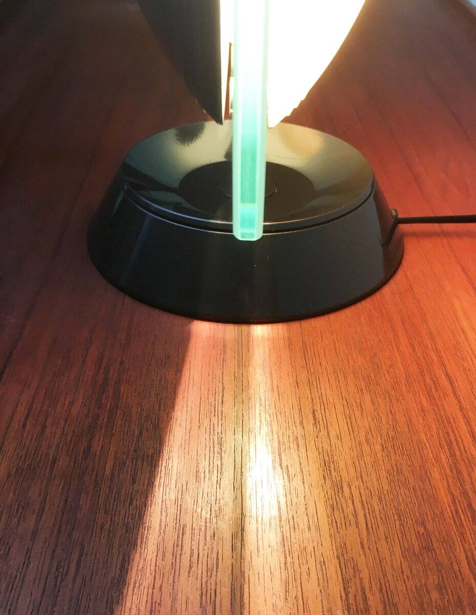 Postmodern table lamp Tikal by P.G. Ramella for Arteluce, 1980s.