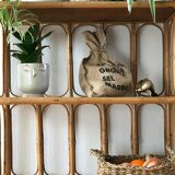 Bamboo shelf - rattan