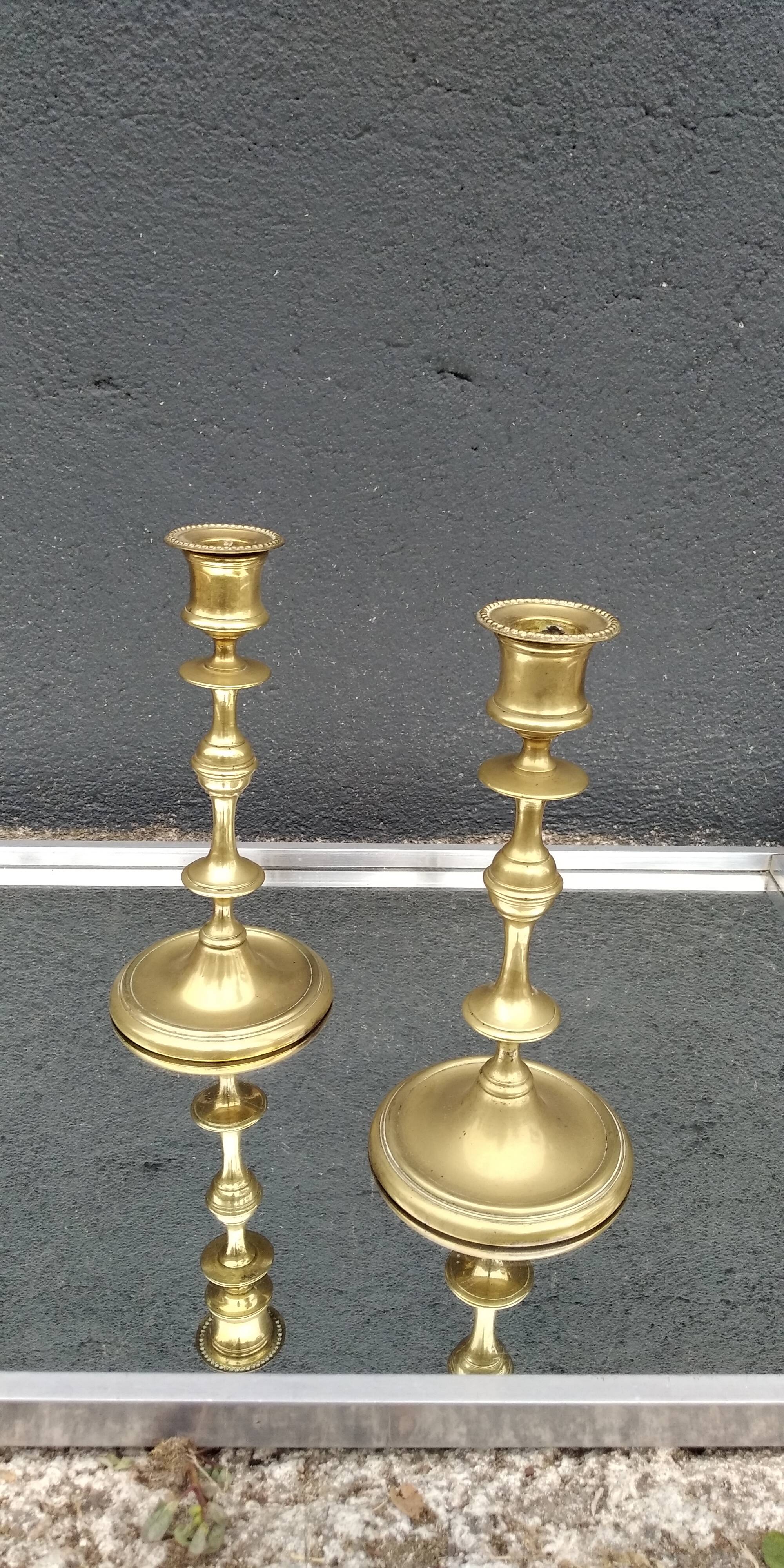 Pair of candle holders