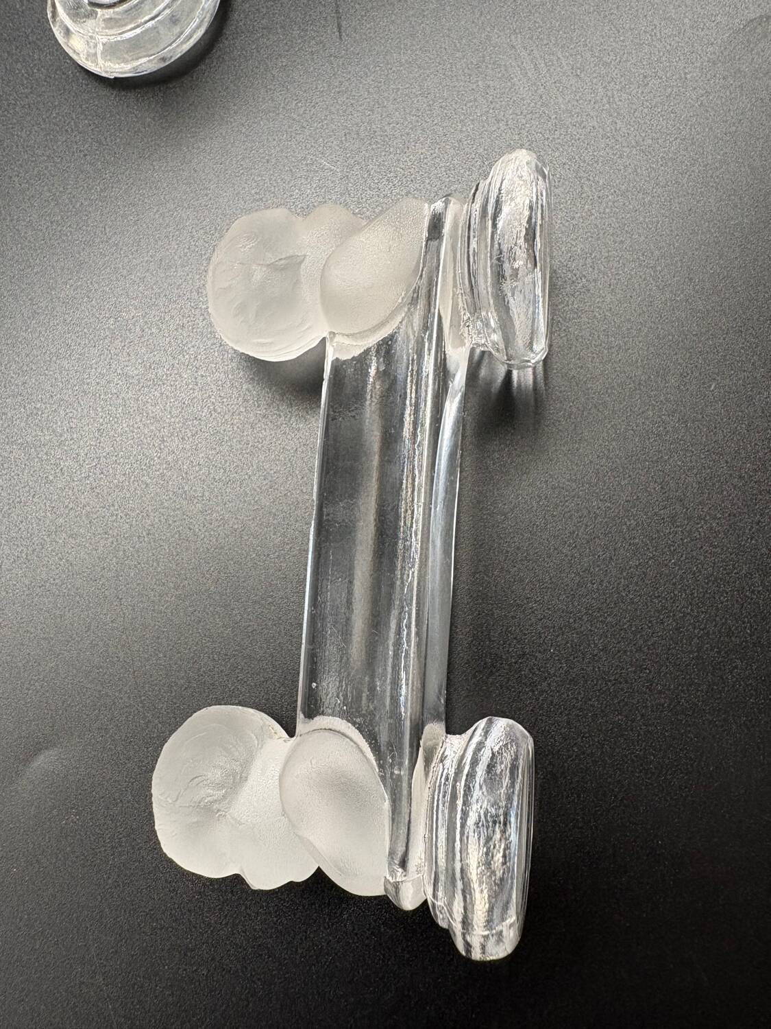 12 Baccarat crystal knife holders, Houdon model, 19th century.