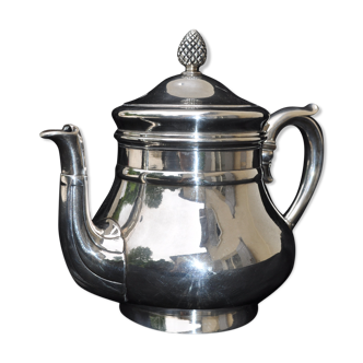 Christofle teapot with pine cone
