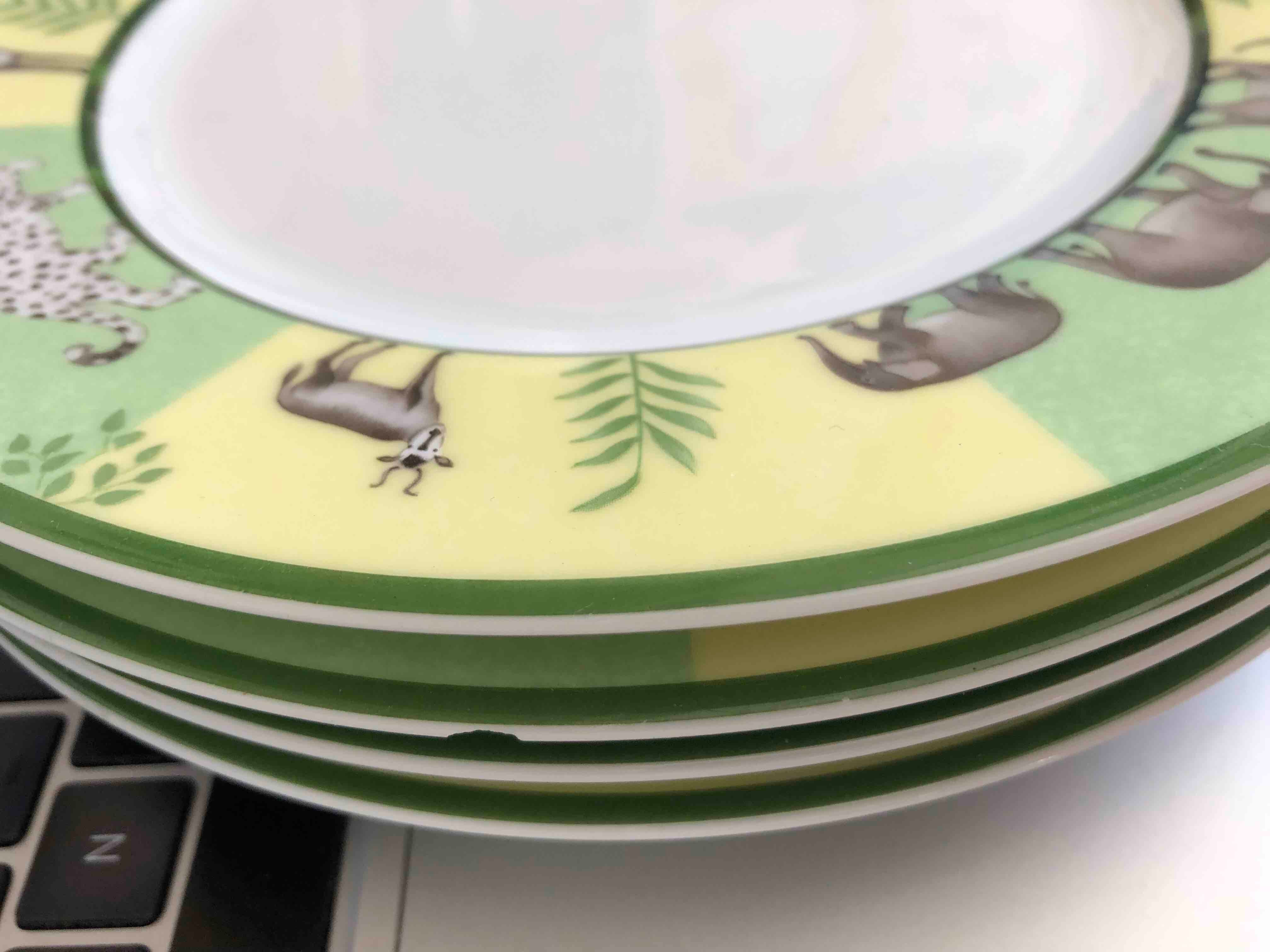 Hermes model africa plates