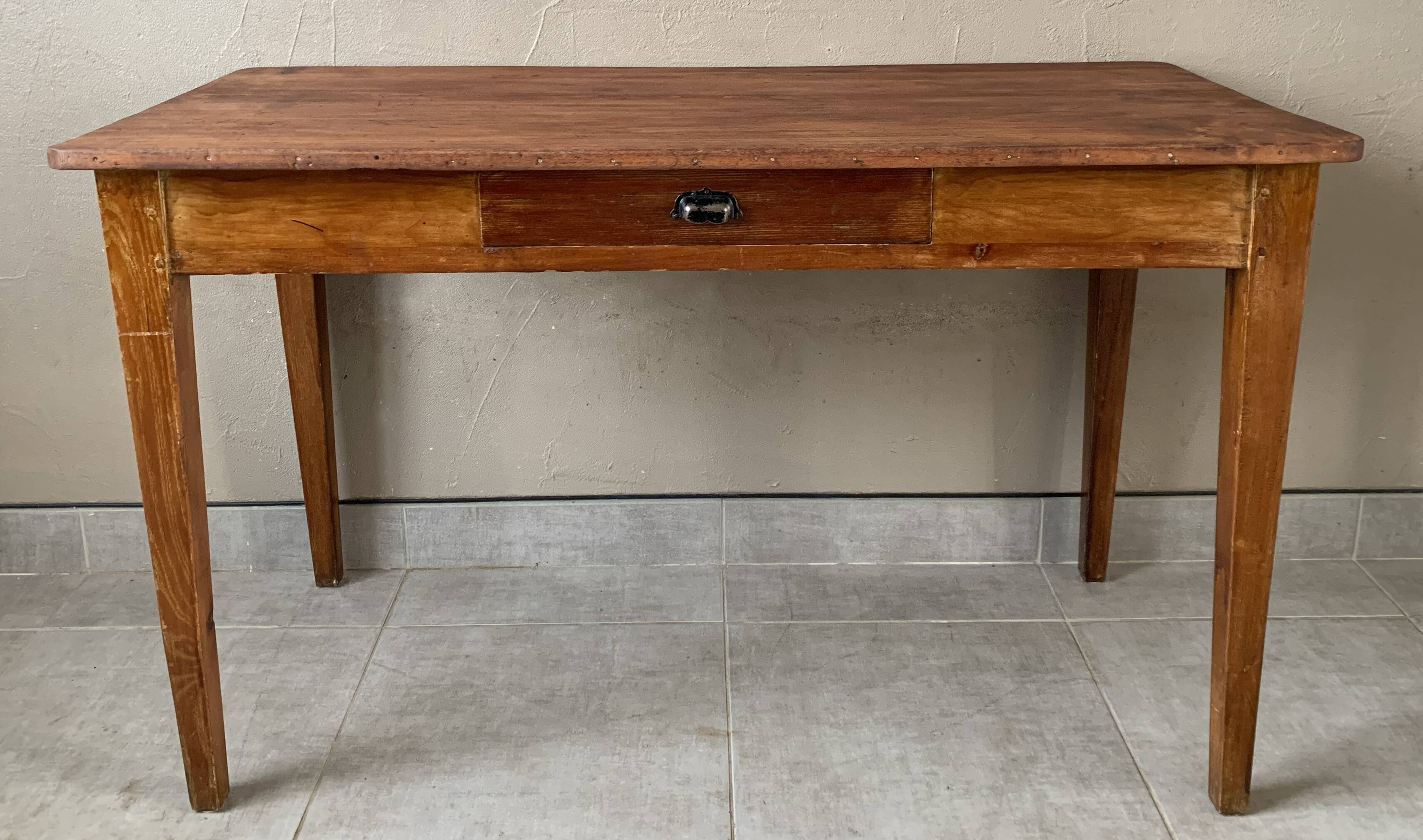 Vintage oak desk / table from the 1950s