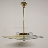 Modernist glass suspension from the 50s/60s