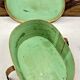 Old bent wood fur hat box