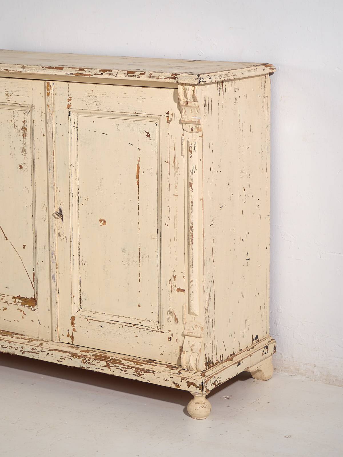 Petite armoire blanche ancienne (vers 1920) #51