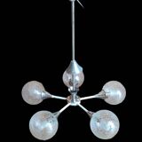 Sputnik designer pendant chandelier 1970s
