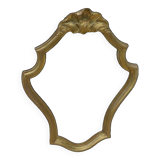 Louis XV style mirror guaranteed with water-gilded wood and gold leaf