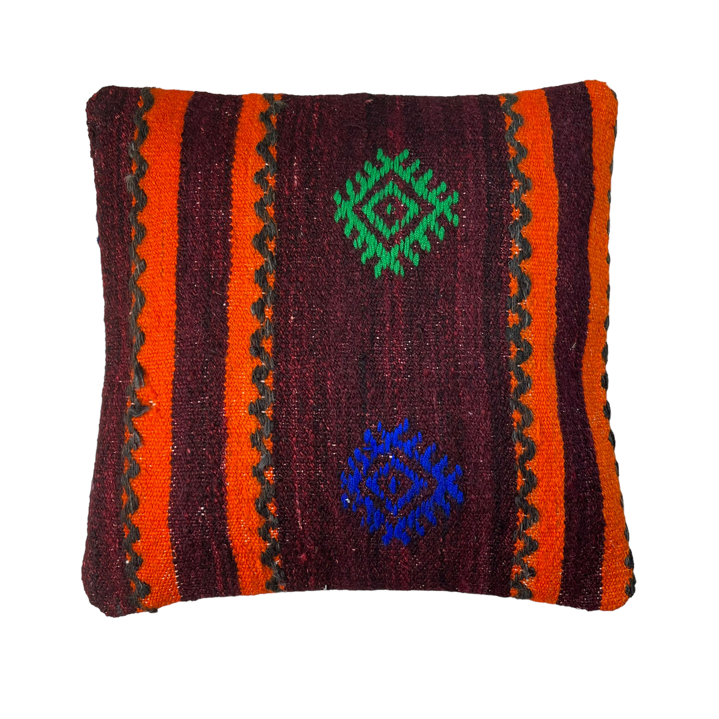 Vintage turkish Kilim cushion cover 40x40cm