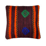 Vintage turkish Kilim cushion cover 40x40cm