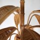 Coconut palm chandelier in rattan