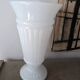 Antique white opaline vase