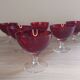 Ensemble de six verres, Murano